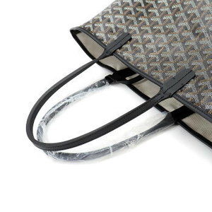 GOYARD Saint Louis PM tote bag leather herringbone black